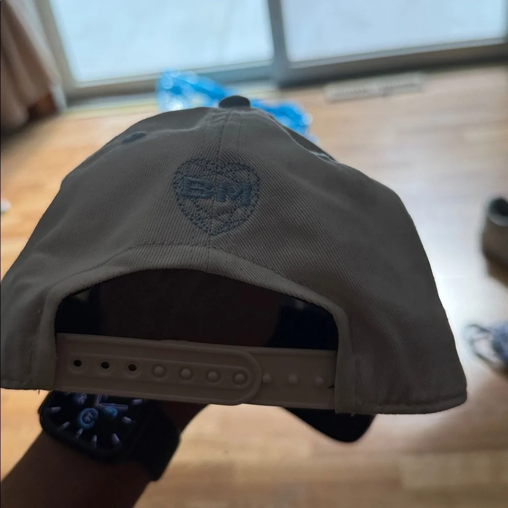 Marriage Material Two-Tone Baseball Cap - Blue & Cream